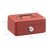 thumbnail of ARREGUI Elegant C9004 Cassetta di sicurezza con chiave | Cassetta Portavalori in acciaio con fessura | Cassaforte portatile de 12,5 cm | Rossa