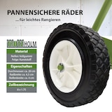 thumbnail of Plattenwagen Stahl Tragkraft 300 kg gummierte Auflage Vollgummiräder Plattentransportwagen in Grün