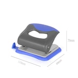 thumbnail of SIGMA Conjunto de agrafadores perfuradores, azul, embalagem com 4