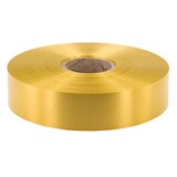 thumbnail of 100m Geschenkband Ringelband 31mm wasserfestes Kunststoff Dekoband Polyband zum Basteln Weihnachtssterne Autoschleifen 30mm 3cm Schleifenband Gold
