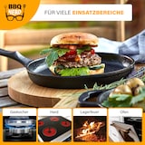 thumbnail of BBQ-Nerd® Gusseisen Crêpespfanne Ø 19 cm für Pfannkuchen Crêpes Spiegelei ? Crepepfanne für Grill Feuerstelle Herd einschl. Induktion