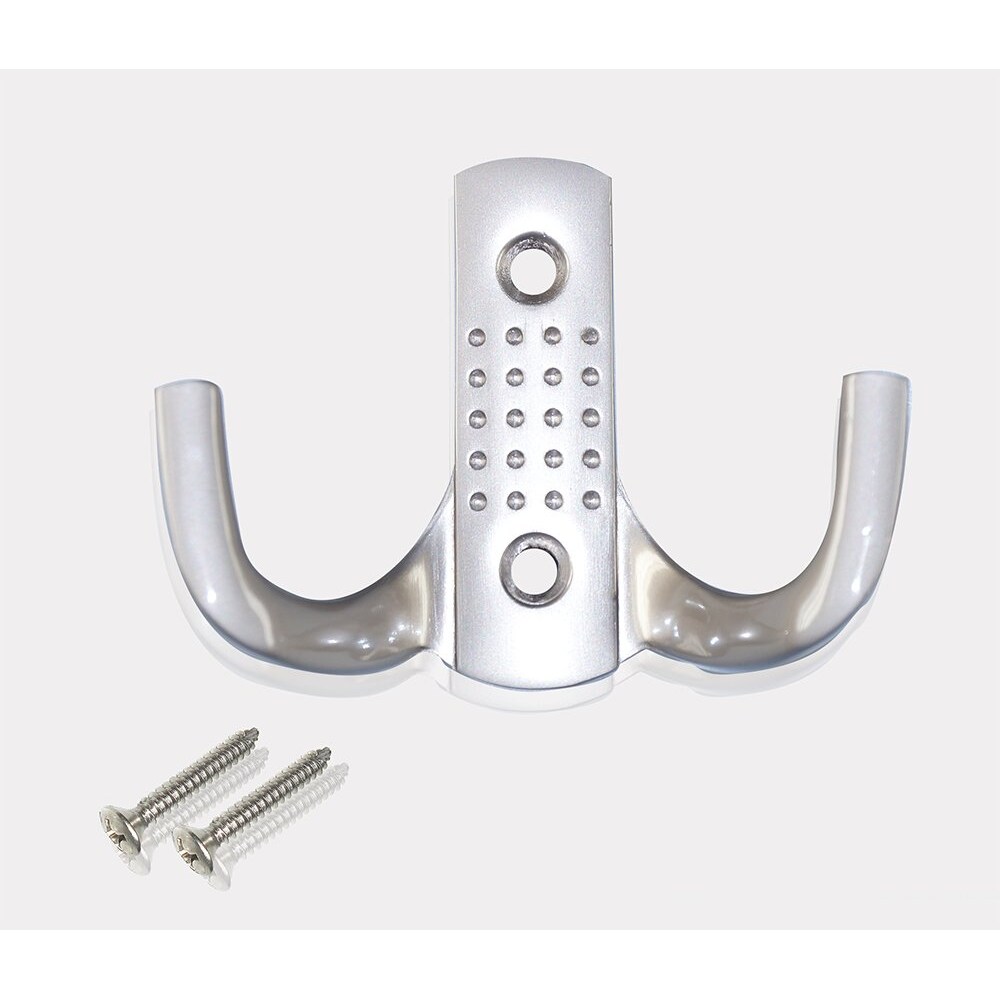 Kleiderhaken Haken Garderobenhaken Huthaken Garderobe Wandhaken kurz CHROM MATT