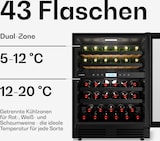 thumbnail of Klarstein VeroSteel Unterbau-Weinkühlschrank | 2 Kühlzonen | 129 Liter | 43 Flaschen | 60 cm Schwarz