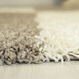 thumbnail of Hochflorteppich Shaggy Kariert Weich Flauschig Waschbar Strapazierfähig Schlafzimmer Esszimmer Beige 100x200 cm – WATZMANN von Kadima Design