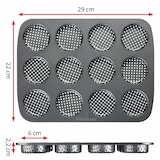 thumbnail of Westmark 12er Burger Brötchen Backform MINI Ährensache, 32712260