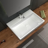 thumbnail of Alpenberger Keramik Aufsatz-Waschbecken mit Nano-Beschichtung- Handwaschbecken Badezimmr