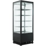 thumbnail of Koelvitrine | 98L | Zwart | 0°C/+12°C | 5 Schappen | 428x386x1110(h)mm