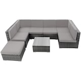 thumbnail of tectake Canapé de Jardin VENISE 7 places - gris - 402698