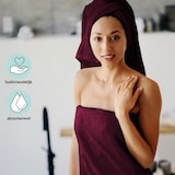 thumbnail of DoubleDry Handdoeken 6 st 50x100 cm - 100% katoen 500 g/m2 - bordeaux rood