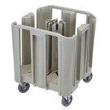 thumbnail of CAMBRO - ADCSC-480 - Chariot de service compact et réglable Série S avec 4 tours - 68,6 x 68,6 x 80,7 cm - Gris Moucheté