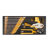 thumbnail of Caisse à outils 90 Pièces pièces Chrome vanadium Boite métal à rabats VITO