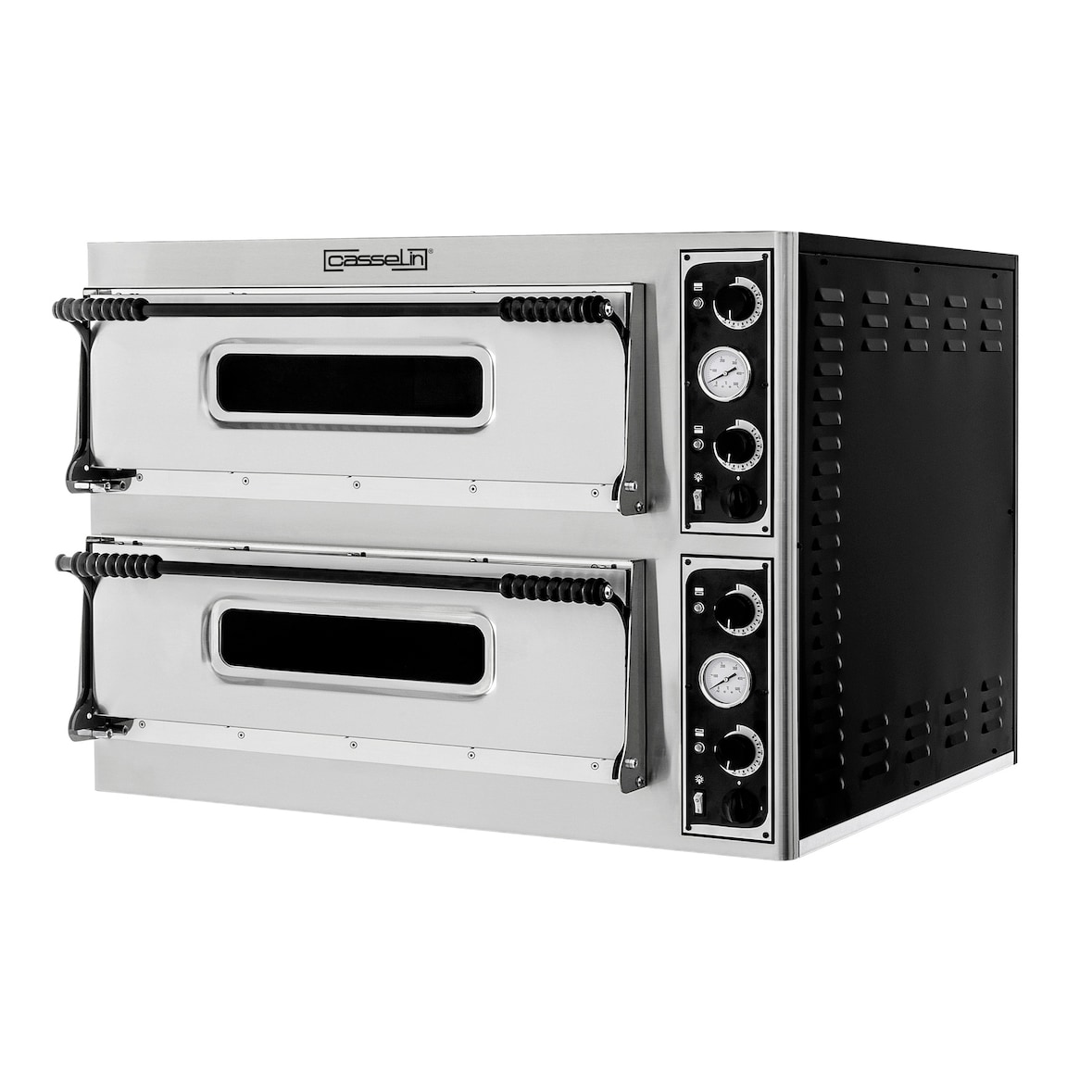 Elektrischer Pizzaofen 2x4 Pizzen 32cm CFRPE2432 Casselin