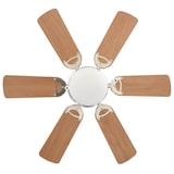 thumbnail of vidaXL Dekorativer Deckenventilator mit Leuchtmittel 82 cm Hellbraun