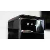 thumbnail of EVVO Frigorífico Mini F26 Retro Negro, 95 l, diseño vintage, bajo consumo, silencioso