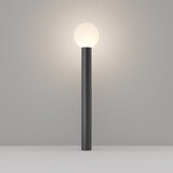 thumbnail of Lampione Per Esterno Moderno Alluminio Nero 1 Luce E27 60W Ip54 A++
