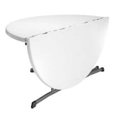 thumbnail of Table ronde pliante en 2  diametre 152cm blanche Lifetime