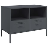 thumbnail of Helloshop26 - Multimedia-TV-Möbel TV-Regal Sideboard TV-Schrank Esszimmer Wohnzimmer Schlafzimmer 2-teilig Anthrazit 68 x 39 x 50,5 02_0028570