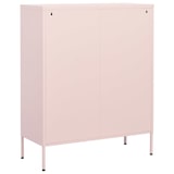 thumbnail of Sideboard KEVI Metall Rosa 80x35x101,5 cm Stahl | Flurschrank Metallschrank Lagerschrank Beistellschrank Wohnzimmer
