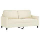 thumbnail of vidaXL 2-Sitzer-Sofa Creme 140 cm Samt