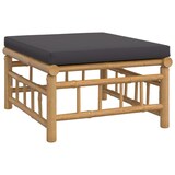 thumbnail of vidaXL 6-tlg. Garten-Lounge-Set mit Dunkelgrauen Kissen Bambus
