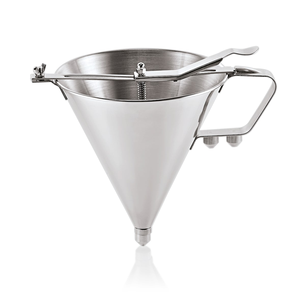 Entonnoir à piston Ø 19,5 cm inox - Was Germany