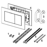 thumbnail of TECEnow WC-Betätigungsplatte für Zweimengentechnik weiß