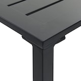 thumbnail of vidaXL Bartafel 100x100x110 cm gepoedercoat staal zwart
