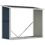 thumbnail of Outsunny Abrigo para Lenhas Outsunny 185x84x148.5 cm Cinzento