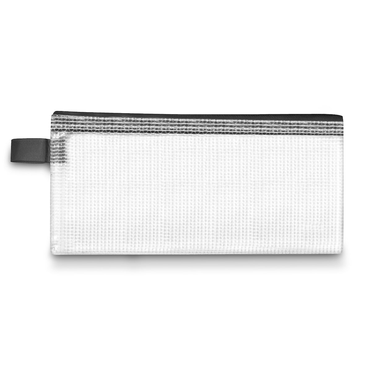 JPC Pochette zippée en PVC renforcé Semi Transparente 13 x 17 cm