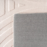 thumbnail of Teppich Kurzflor Boho Modern Waschbar Esszimmer Flur OEKO-TEX Creme 240x340 cm Fußbodenheizung geeignet – LAVAREDO von Kadima Design