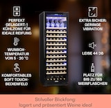 thumbnail of Klarstein Vinovilla Grande 165 Built-in Uno Onyx Weinkühlschrank 433 Ltr 165 Fl. Schwarz