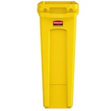 thumbnail of Rubbermaid Slim Jim Mülleimer mit Belüftungskanälen | 87 Liter, HxBxT 76,2x28x56cm | Gelb von PROREGAL