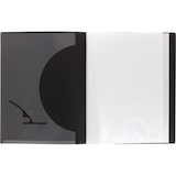 thumbnail of Pasta de capas PP A4 40 capas lombada personalizável "Élite" Preto