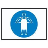 thumbnail of Schutzschürze benutzen Symbol Schild A6 (105x148mm)