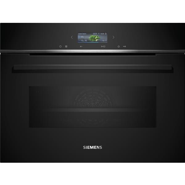 Siemens CM724G1B1 iQ700 Einbau-Kompaktbackofen mit Mikrowellenfunktion