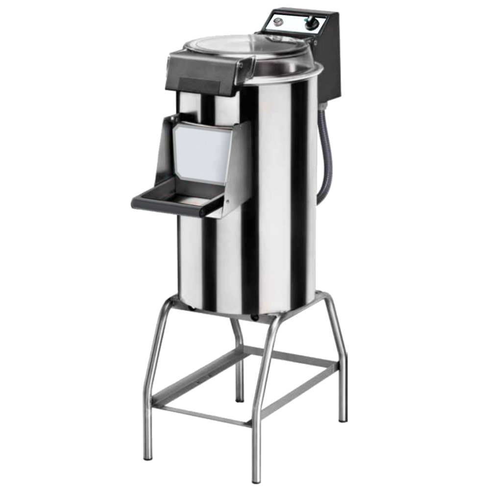 Aardappelschiller productie 220 kg/uur met onderstel - 380x770x1230 mm - 1100 W 230/1V - 17M81FPP Eurast