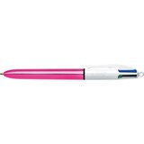 thumbnail of BIC Stylo bille 4 couleurs rétractable Shine. Pointe Moyenne (1,0 mm) - Corps Métallisé Rose