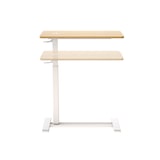 thumbnail of Bureau PHT01, 700 x 400 mm, handmatig in hoogte verstelbaar, verrijdbaar, beige/wit