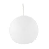 thumbnail of Kugelkerzen Weiß, Ø 50 mm, 16 Stück, dt. Kerzen in RAL Kerzenqualität, Kein rußen und tropfen