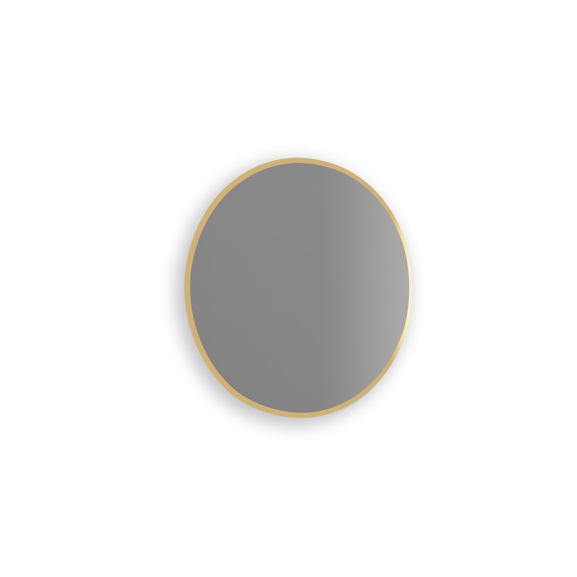 Espejo de Pared Redondo Borde Oro | Espejo Decorativo Redondo Marco Color Oro | Espejo de Baño Redondo | 100cm - Oro