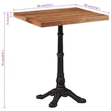 thumbnail of vidaXL Bistrotisch 60x60x76 cm Akazie Massivholz
