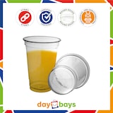 thumbnail of DayBays 800 Stk. Smoothie Becher 400ml Ø95mm Shakebecher 0,4L transparent RPET