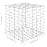 thumbnail of vidaXL Gabion plantenbak verhoogd kubus 50x50x50 cm staaldraad