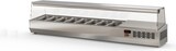 thumbnail of CORECO Vitrinette D'Exposition - Presentoir A Ingredients Avec Vitre Pare Haleine - +2/+80 - 1795X336X436 - Inox  - Capacite 8 Bacs Gn1/4 EI180-1/4