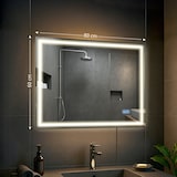 thumbnail of Miroir de Salle de Bain Jaffrey avec Bluetooth 60x80 cm