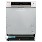 thumbnail of LAVAVAJILLAS SEMI-INTEGRABLE EVVO DSi4, 14 Cubiertos, 8 Programas, Inox, Ancho 600 mm