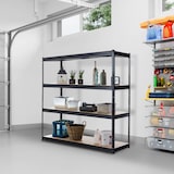 thumbnail of Stellingen voor zwaar gebruik 160x60x180 cm zwart