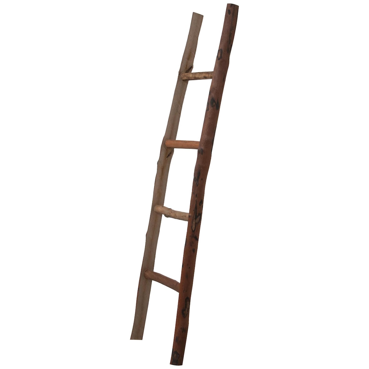 Biscottini Scala in legno 150x40x8 cm - Porta asciugamani da terra - Scala Porta asciugamani bagno - Scala decorativa bagno moderna - Porta oggetti