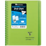 thumbnail of Clairefontaine 10x Koverbook, Zeichenblock/Skizzenblock mit Doppelspiralbindung, A5, 50 Bl blanko weiß 125g, Einband aus PP - Sortiert 361201C