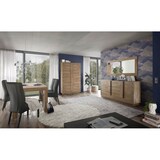 thumbnail of Matelpro - Buffet/bahut contemporain 1 porte/3 tiroirs chêne mercure Uranus - Moderne & Design -Chêne mercure - Quatre compartiments -Types de portes: